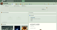 Desktop Screenshot of old-melody.deviantart.com
