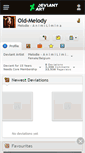 Mobile Screenshot of old-melody.deviantart.com