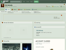Tablet Screenshot of old-melody.deviantart.com