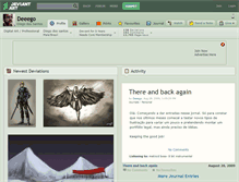 Tablet Screenshot of deeego.deviantart.com
