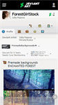 Mobile Screenshot of forestgirlstock.deviantart.com