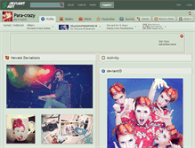 Tablet Screenshot of para-crazy.deviantart.com
