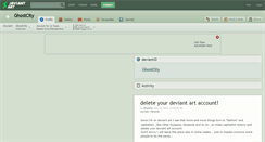 Desktop Screenshot of ghostcity.deviantart.com