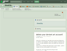 Tablet Screenshot of ghostcity.deviantart.com
