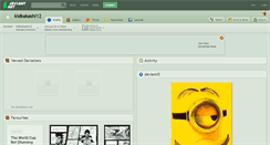 Desktop Screenshot of kidkakashi12.deviantart.com