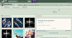 Desktop Screenshot of missvoldemort.deviantart.com