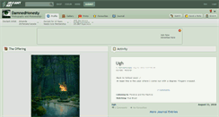 Desktop Screenshot of damnedhonesty.deviantart.com