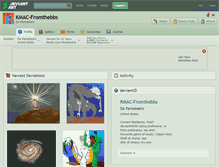 Tablet Screenshot of kmac-fromthebbs.deviantart.com