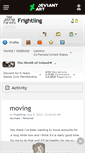 Mobile Screenshot of frightling.deviantart.com