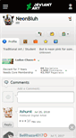Mobile Screenshot of neonbluh.deviantart.com