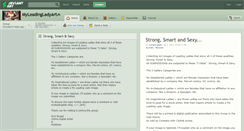 Desktop Screenshot of myleadingladyart.deviantart.com