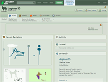 Tablet Screenshot of doglover55.deviantart.com