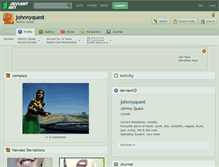 Tablet Screenshot of johnnyquest.deviantart.com