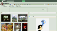 Desktop Screenshot of me-ninjakitty.deviantart.com