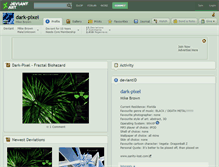 Tablet Screenshot of dark-pixel.deviantart.com