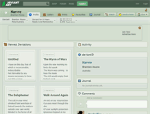 Tablet Screenshot of narvre.deviantart.com