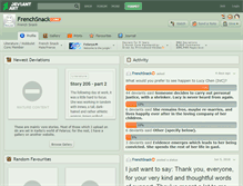 Tablet Screenshot of frenchsnack.deviantart.com