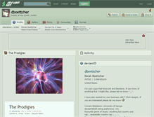 Tablet Screenshot of dboettcher.deviantart.com