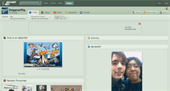 Desktop Screenshot of emperorpila.deviantart.com