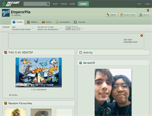 Tablet Screenshot of emperorpila.deviantart.com