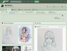 Tablet Screenshot of berrykuro.deviantart.com