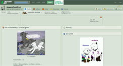 Desktop Screenshot of moonofwolfrun.deviantart.com