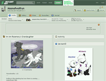 Tablet Screenshot of moonofwolfrun.deviantart.com