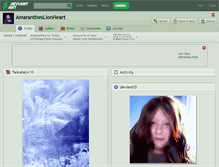 Tablet Screenshot of amarantheslionheart.deviantart.com