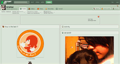Desktop Screenshot of krishtal.deviantart.com