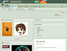 Tablet Screenshot of hellfo.deviantart.com