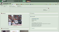 Desktop Screenshot of lovepenguin-club.deviantart.com