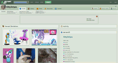 Desktop Screenshot of kittystripes.deviantart.com