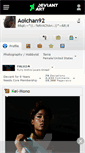 Mobile Screenshot of aoichan92.deviantart.com