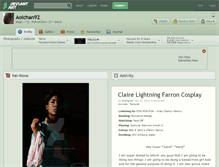 Tablet Screenshot of aoichan92.deviantart.com