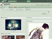 Tablet Screenshot of dantoadityo.deviantart.com