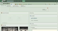 Desktop Screenshot of gardenofgloom.deviantart.com