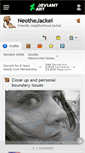 Mobile Screenshot of neothejackel.deviantart.com