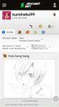 Mobile Screenshot of kuroineko99.deviantart.com