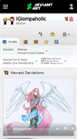 Mobile Screenshot of iglompaholic.deviantart.com