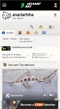 Mobile Screenshot of anaclarinha.deviantart.com