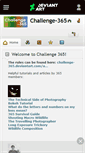 Mobile Screenshot of challenge-365.deviantart.com