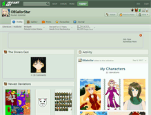 Tablet Screenshot of obsailorstar.deviantart.com