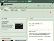 Tablet Screenshot of dave-moongazer.deviantart.com