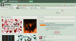 Desktop Screenshot of chrisdesign.deviantart.com