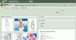 Desktop Screenshot of nat3d3.deviantart.com