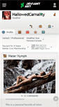 Mobile Screenshot of hallowedcarnality.deviantart.com