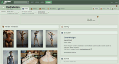 Desktop Screenshot of electradesigns.deviantart.com