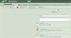 Desktop Screenshot of fluffy-the-wolf.deviantart.com