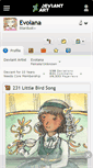 Mobile Screenshot of evolana.deviantart.com