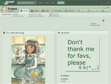 Tablet Screenshot of evolana.deviantart.com